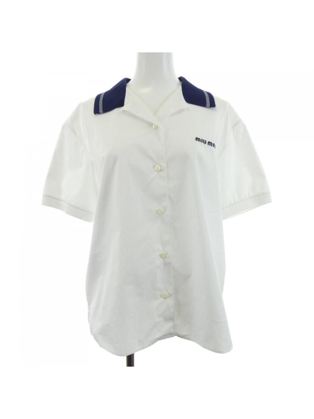 Miu Miu Poplin Shirt Short Sleeve